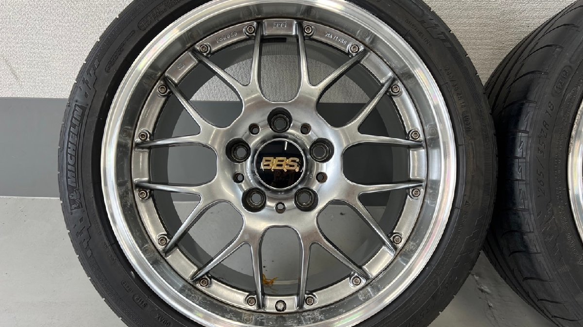 【格安・値下げ・４個口着払い発送】◆BBS ミシュラン パイロットスポーツ 4本セット ◆ ポルシェ 986 ボクスター_画像3