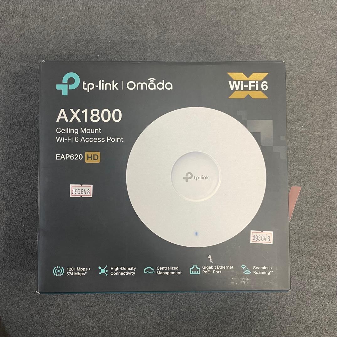 TP-Link EAP620 HD AX1800 Wi-Fi 6アクセスポイント-