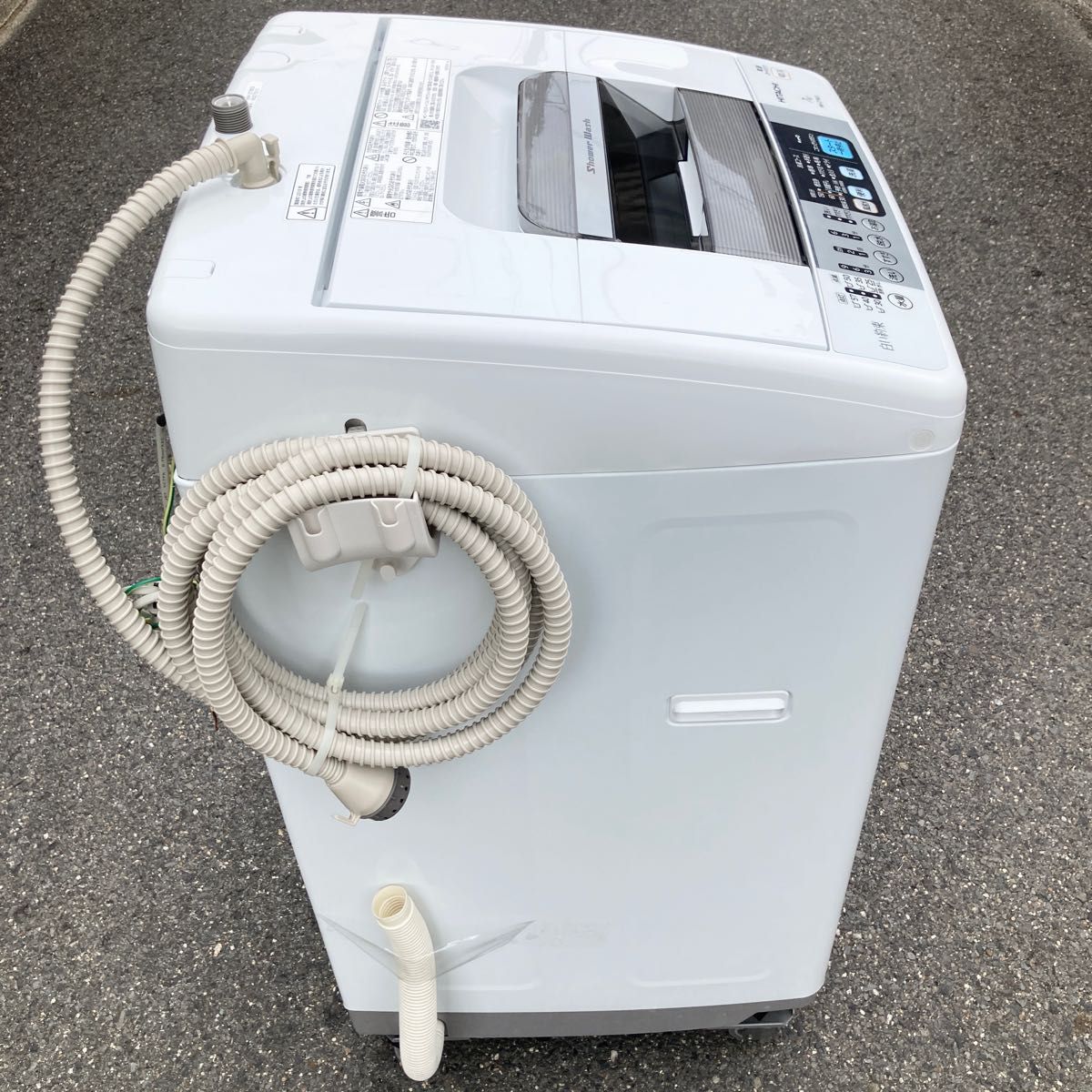 洗濯機 7kg 2016年製 HITACHI 白い約束 NW-Z79E3