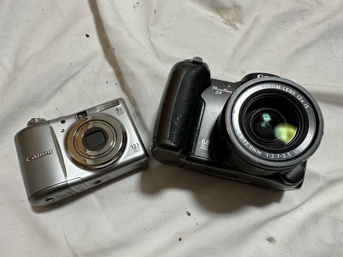 特別訳あり特価】 Canon ☆動作未確認☆ジャンク品 PowerShot 2点