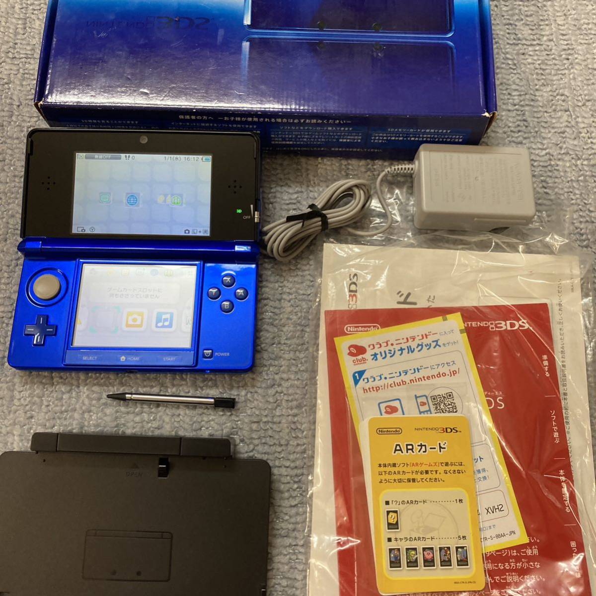 注目ショップ ニンテンドー3DS コバルトブルー完品 動作確認済