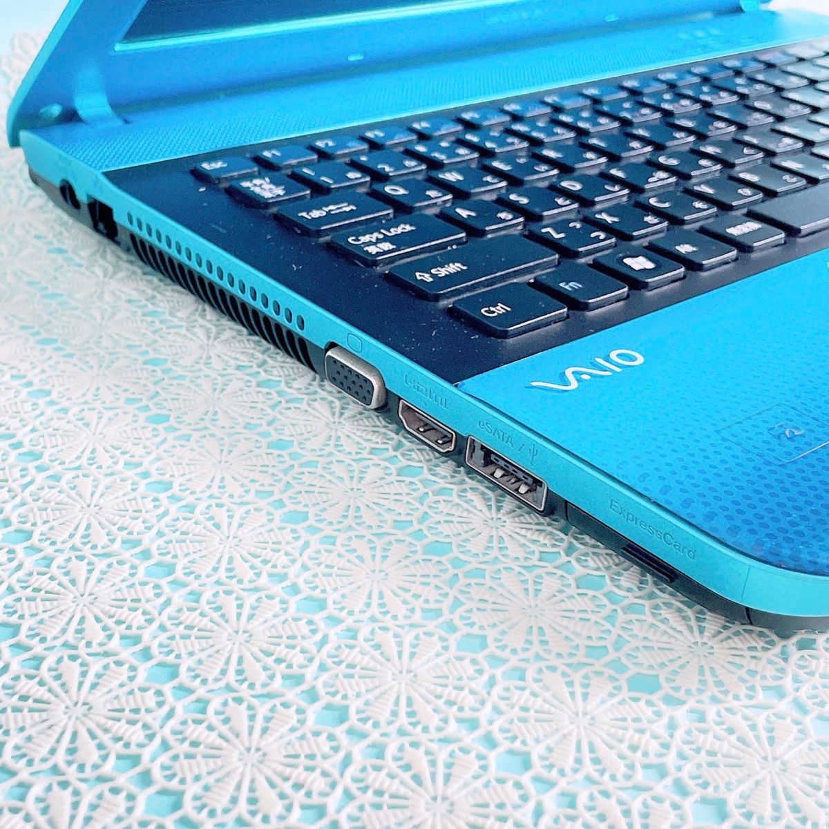 訳あり SONY VAIO ノートパソコン 小型 コンパクトPC 青 ブルー Windows11 SSD VPCEA44FAJ