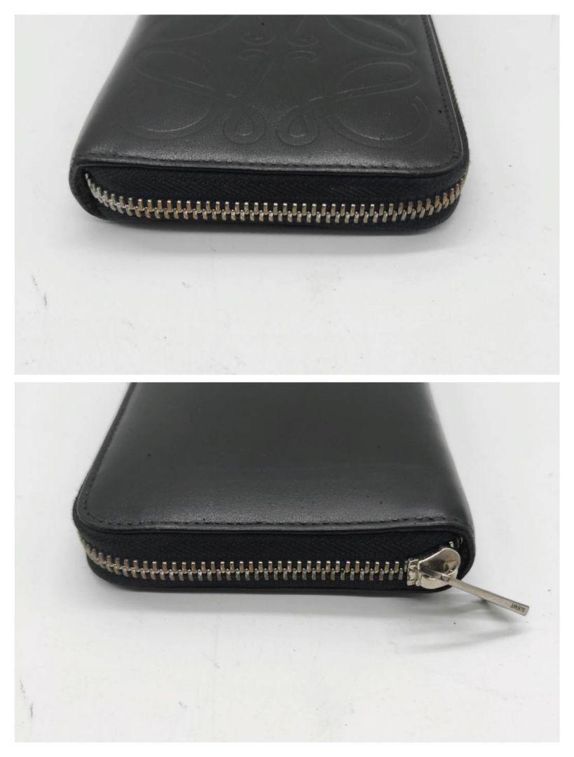 美品】ロエベ LOEWE 長財布 アナグラム ラウンドジップ 美品】ロエベ LOEWE 長財布 アナグラム ラウンドジップ