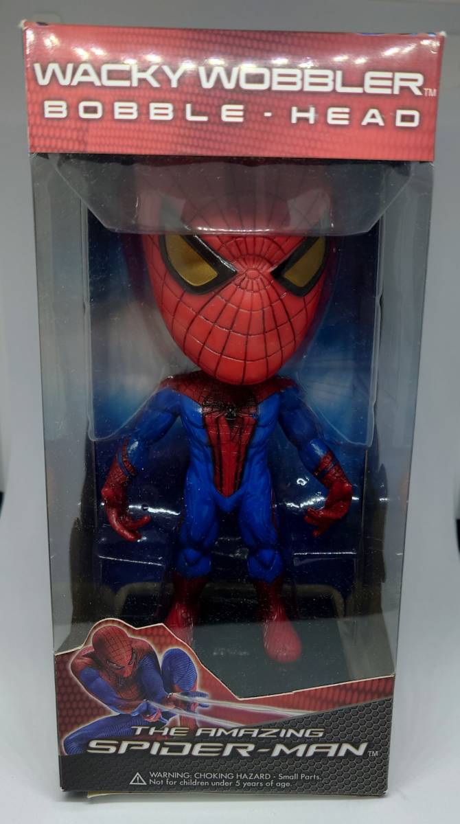 【送料無料】FUNKO バブルヘッド フィギュア スパイダーマン ワッキーワブラー WACKY WOBBLER BOBBLE HEAD SPIDER-MAN【日本郵便発送】_画像1