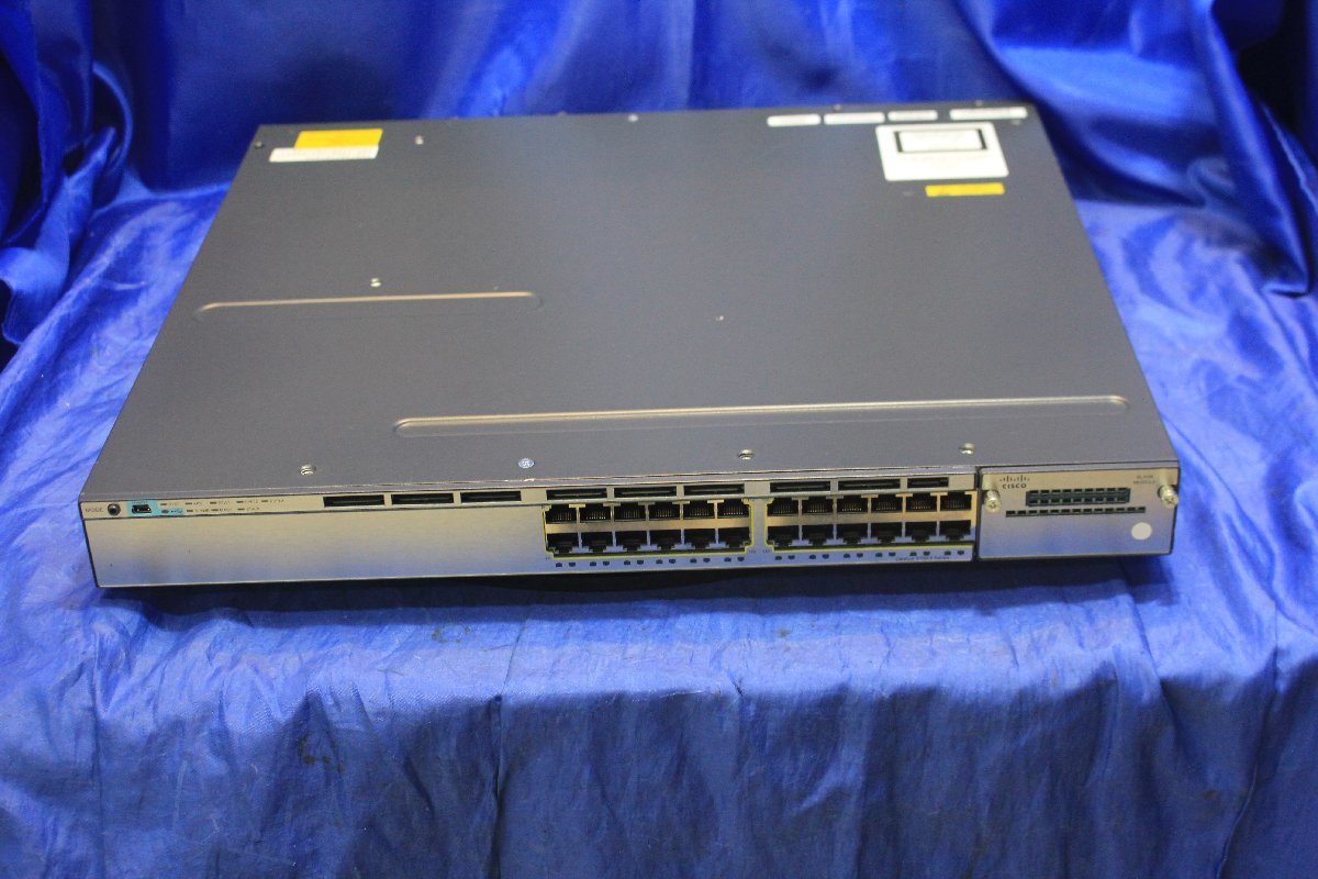 3台入荷　CISCO/シスコ 3750-Xシリーズ スイッチ ★Cataryst WS-C3750X-24T-L/Ver.各々★ 46432Y_画像1