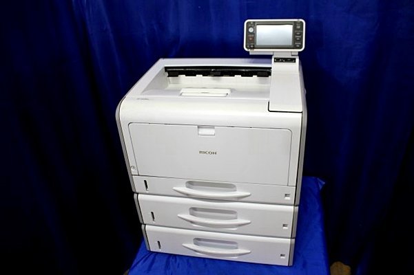 印字OK/RICOH A3対応モノクロレーザープリンター ★IPSiO SP6440M/三段モデル★ 46597Y_画像1