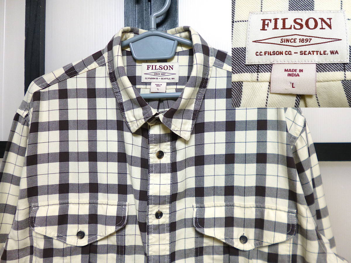 フィルソン チェック柄 シャツ / C.C.FILSON アウトドア_画像1