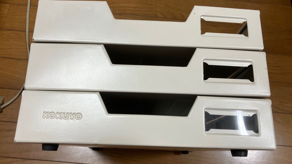 KOKUYO コクヨ スチールトレー 3段 A4 レターケース 書類 整理 収納