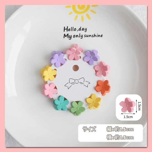 o flower flower colorful hair clip minivan s clip 10 piece set child 