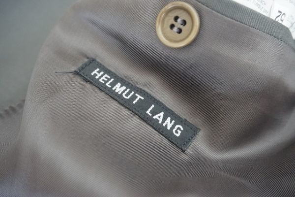 【即決】HELMUT LANG ヘルムートラング メンズ シングルスーツ S2B セットアップ グレー系 サイズ:52 イタリア製 【831244】_画像6