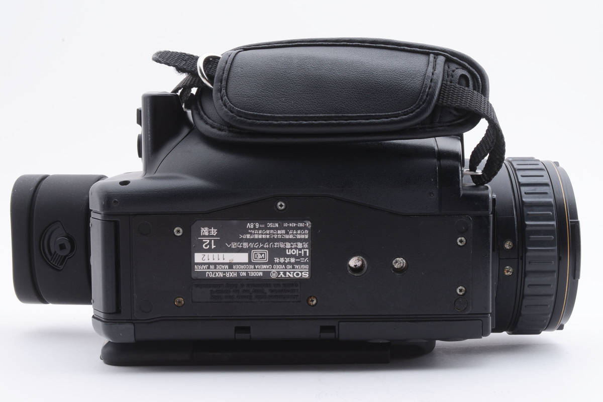 豪華 SONY ソニー HXR-NX70J #1988079A インボイス発行可能 通電時間