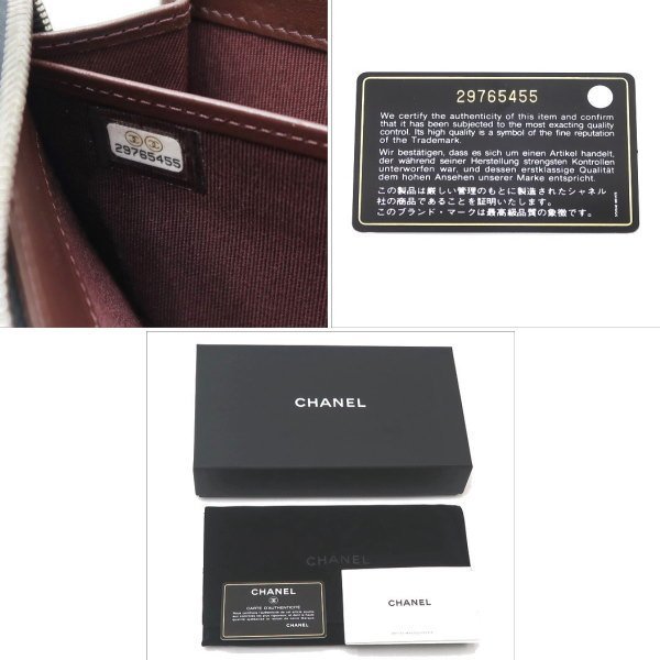 ◆ 本物 新品同様 ◆ CHANEL シャネル 長財布 キャビアスキン マトラッセ 黒 ブラック レザー シルバーココ Gカード 保存袋 箱 人気 AP0242_画像10