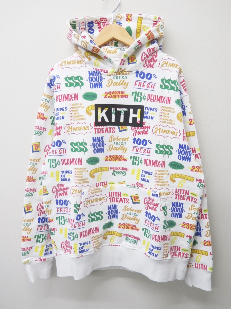 おトク】 KITH キス パーカー HOODIE CIRCULAR TREATS KH2243-101 XS