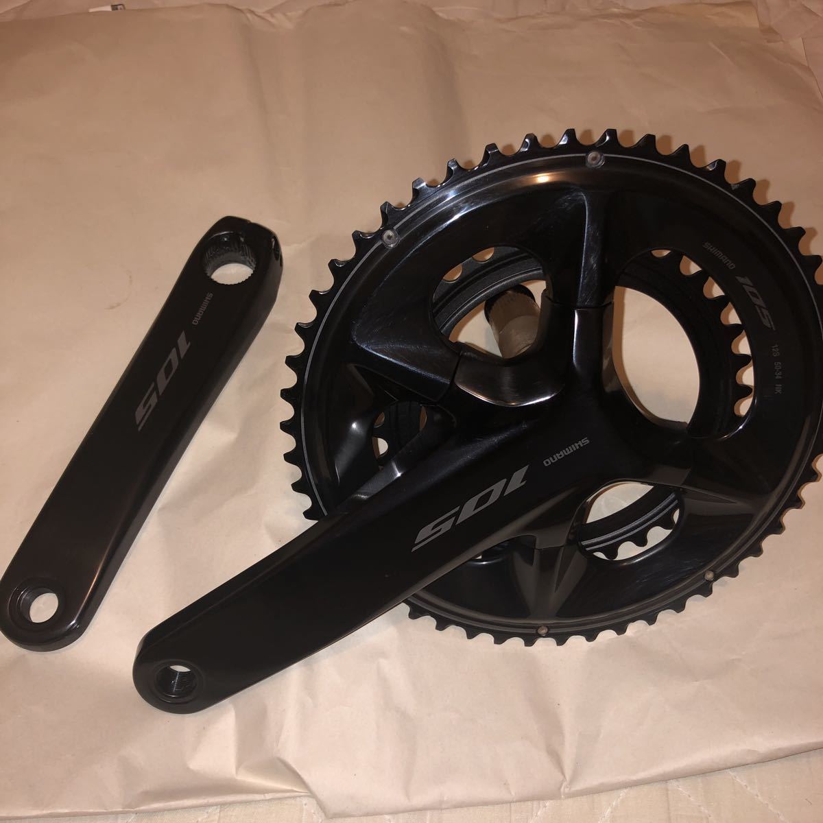 SHIMANO シマノ 105 チェーンホイール　クランク　完成車外し品　170mm FC R7100_画像1