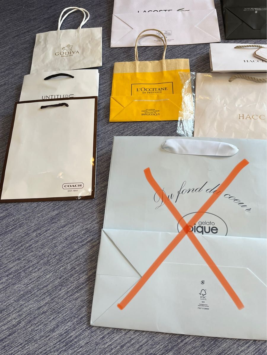 ◆各種　ブランド　袋　ショッパー　セット売り 多種類　紙袋◆