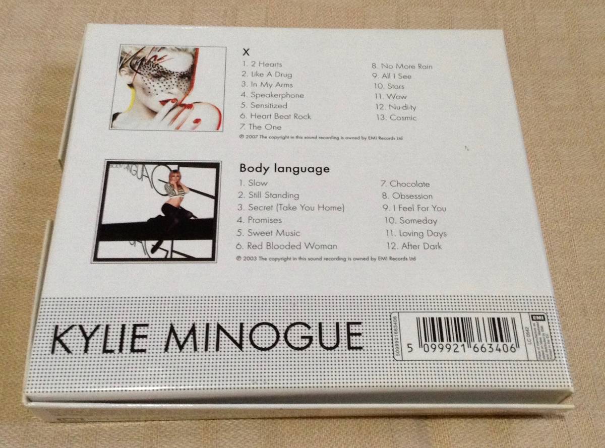 カイリー・ミノーグ/Kylie Minogue「X / Body Language」2CD Originals_画像2