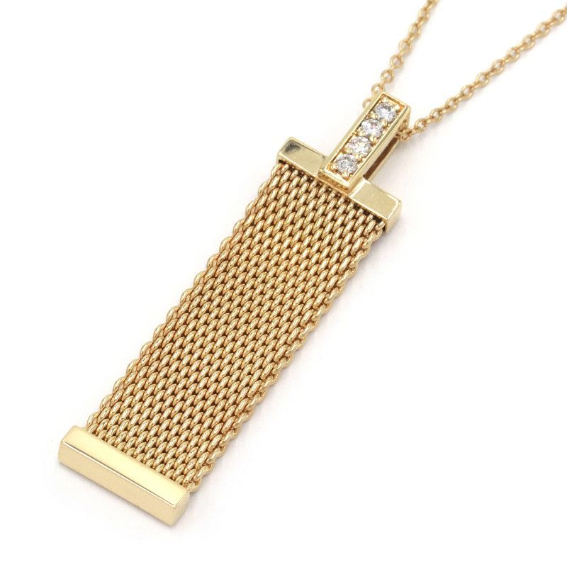 Tiffany Sama Set Collece New готовый K18yg Diamond Yellow Gold Sender Diwelry Используется бесплатная доставка