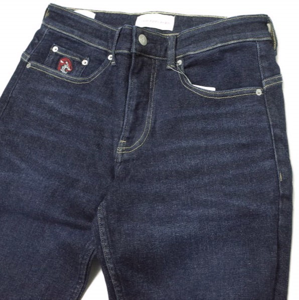 新品 Calvin klein Jeans カルバンクラインジーンズ Body Taper Jeans タイガー刺繍 テーパードスキニーデニムパンツ J319941 28 g13496_画像5