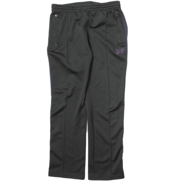 Needles Needles Narrow Track Pant - Poly Smooth narrow truck pants poly- smooth M black / purple Easy jersey bt1047