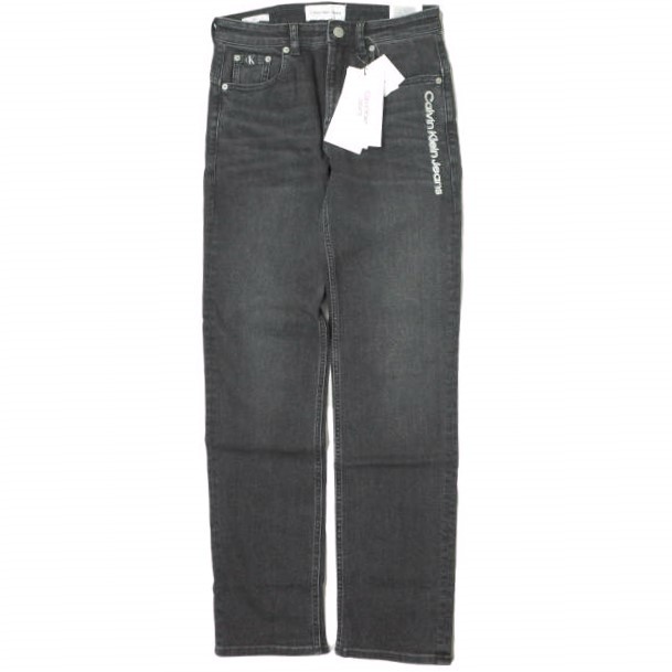  new goods Calvin klein Jeans Calvin Klein jeans Body Jeans Logo print skinny denim pants J319892 28 Black Zip fly g13488