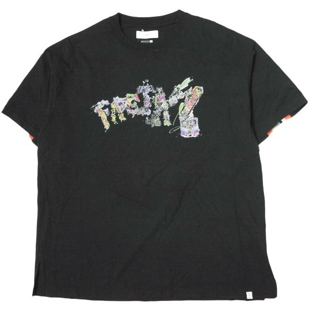 FACETASM x ROYAL FLASH ファセッタズム 23SS 別注 BOREDOMS BIG TEE オーバーサイズグラフィックTシャツ ABH-TEE-U21 5 BLACK mc68596