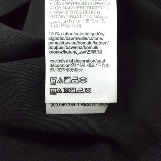 新品 Calvin klein Jeans カルバンクラインジーンズ 22SS AF- PERFORATED CK バックロゴロングスリーブTシャツ J320341 S BLACK CK g13464_画像9