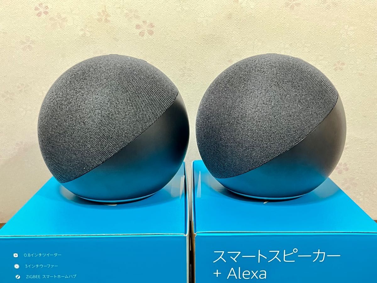 Amazon echo 第4世代 2台セット スマートスピーカー エコー Amazon echo 第4世代 2台セット スマートスピーカー エコー