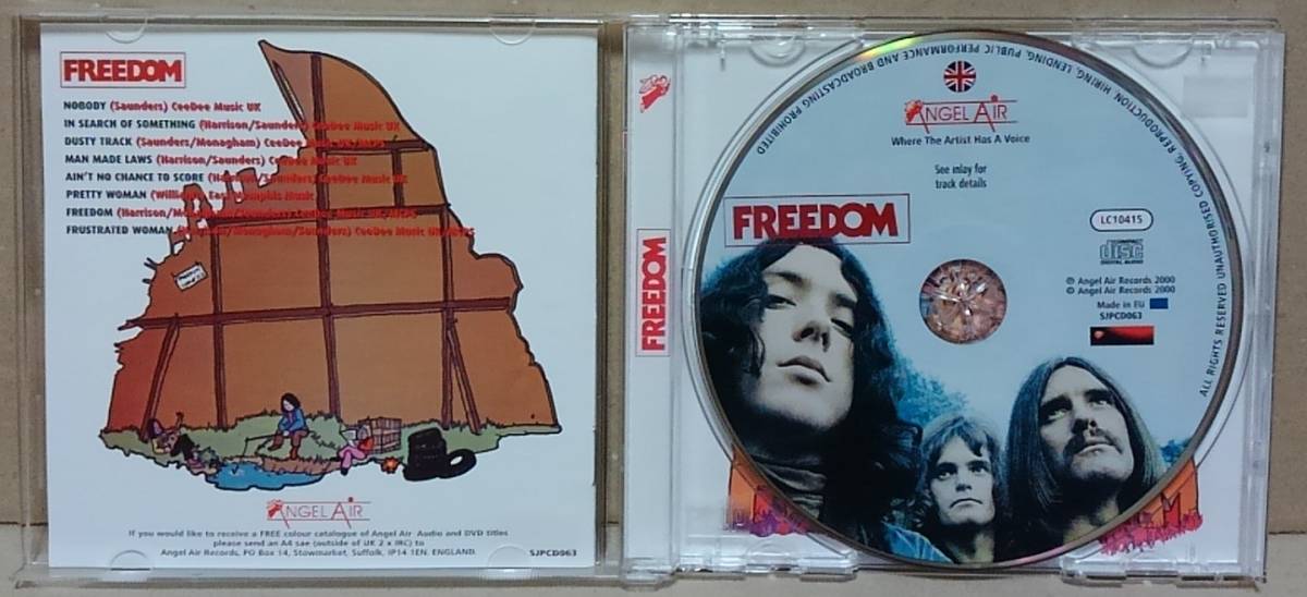 【CD】FREEDOM / FREEDOM■ANGEL AIR/SJPCD063■BOBBY HARRISON, ROGER SAUNDERS and WALTER MONAGHAM_画像3