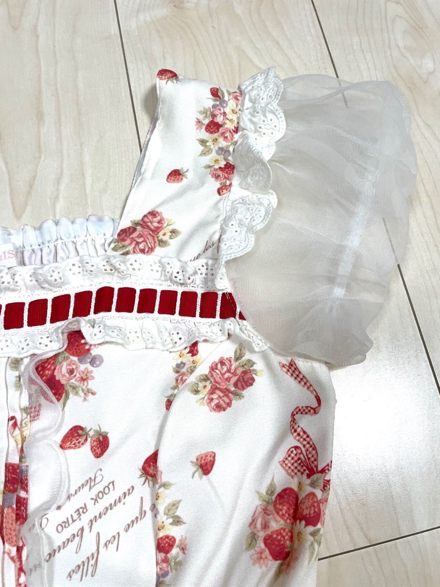 LIZLISA いちごワンピース リズリサ イチゴ 苺 ストロベリー LIZLISA いちごワンピース リズリサ イチゴ 苺 ストロベリー