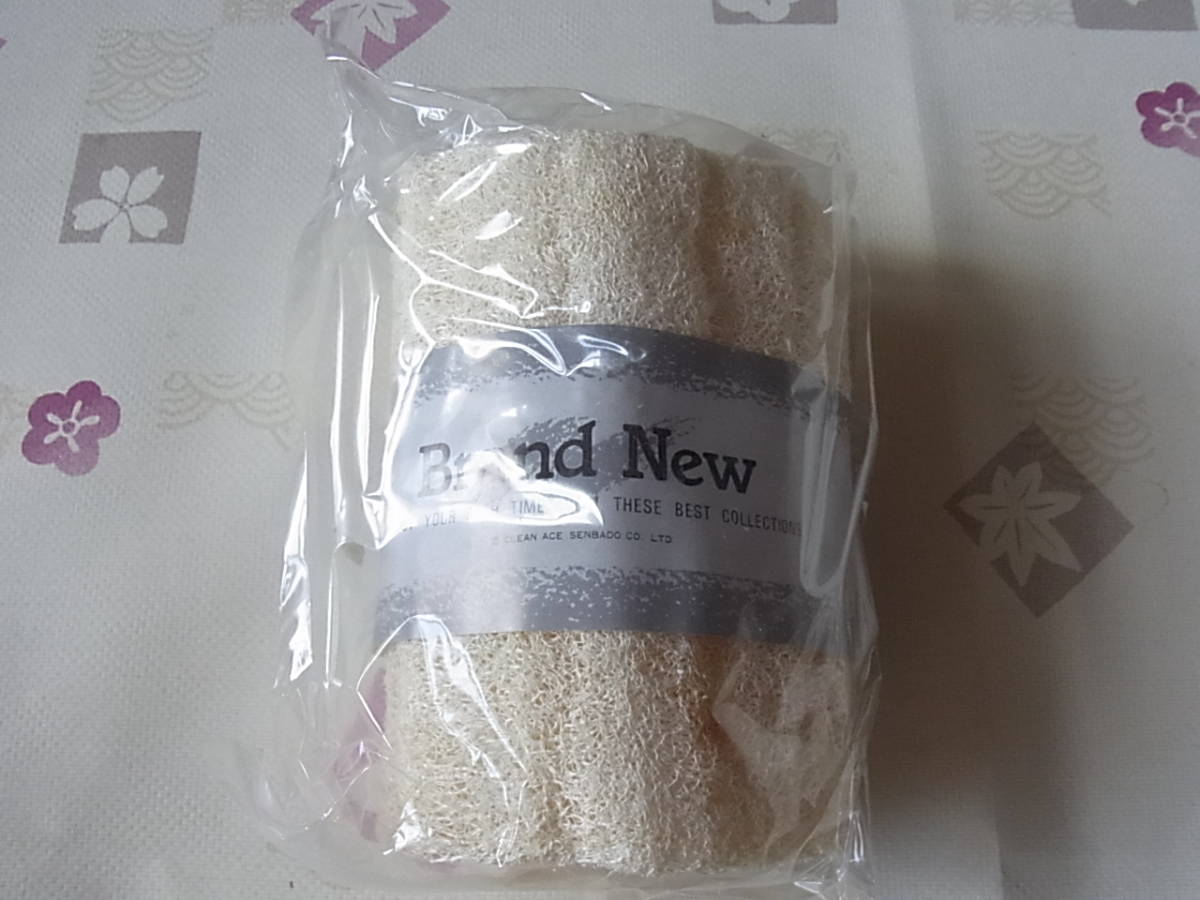  unused * new goods * natural sponge gourd entering [. for ... hot water comfort hot water comfort .] high class natural sponge gourd sponge & body towel & bamboo ..(H2)