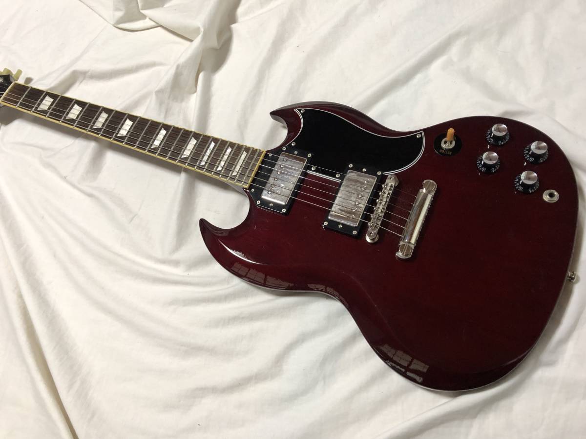 Edwards エレキギター SGタイプ Yahoo!オークション - Edwards エドワーズ SGタイプ ギター