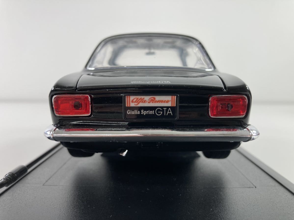 【絶品】 Romeo Alfa Giulia 1965 黒 ジュリア アルファロメオ 1965 1/18 乗用車