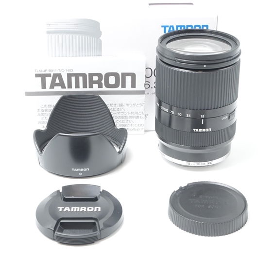 魅了 DiIII F3.5-6.3 18-200mm 【新品級】TAMRON VC B011SE ブラック