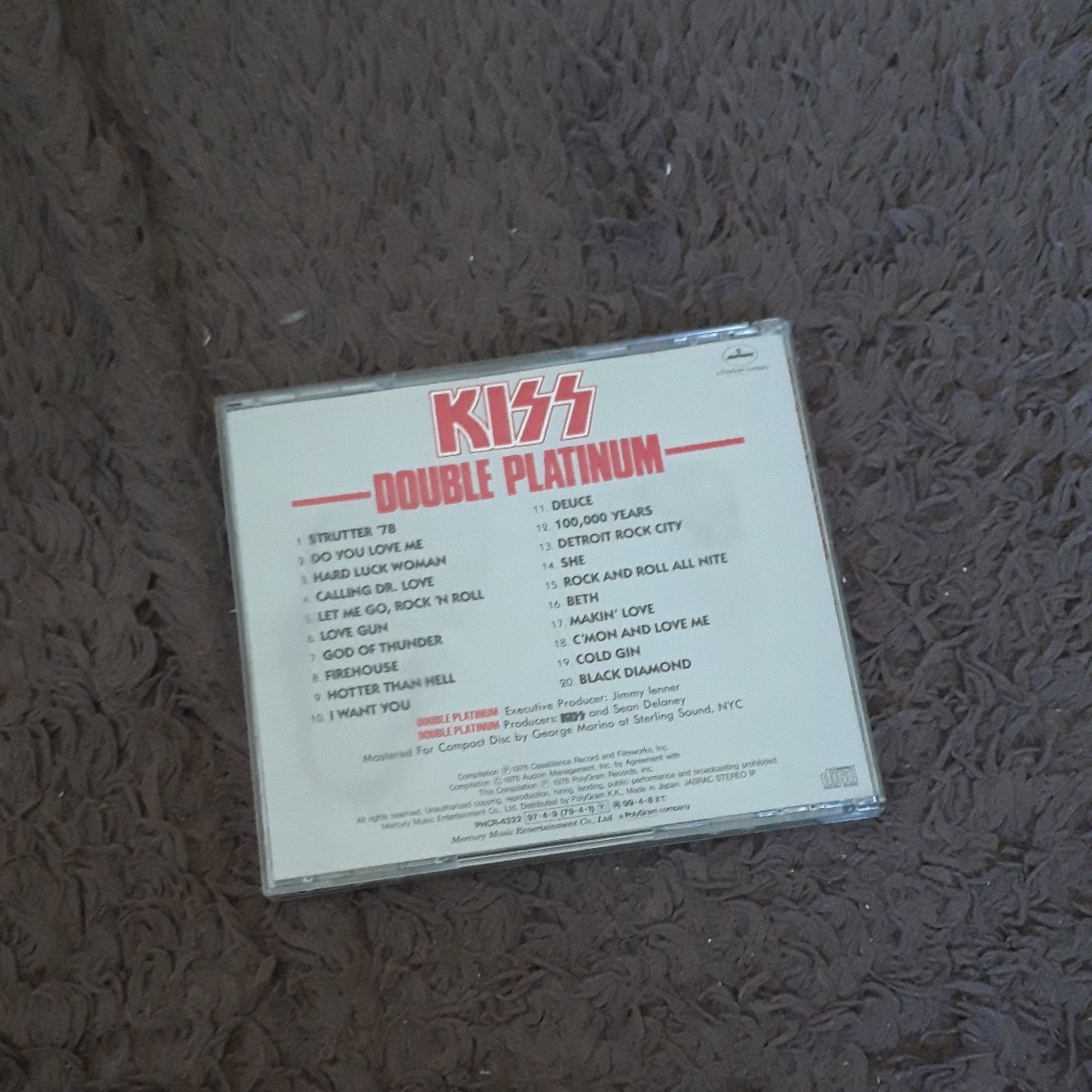 KISS■キッス 国内盤 CD「DOUBLE PLATINUM」PHCR4213　ベスト盤　Best_画像2