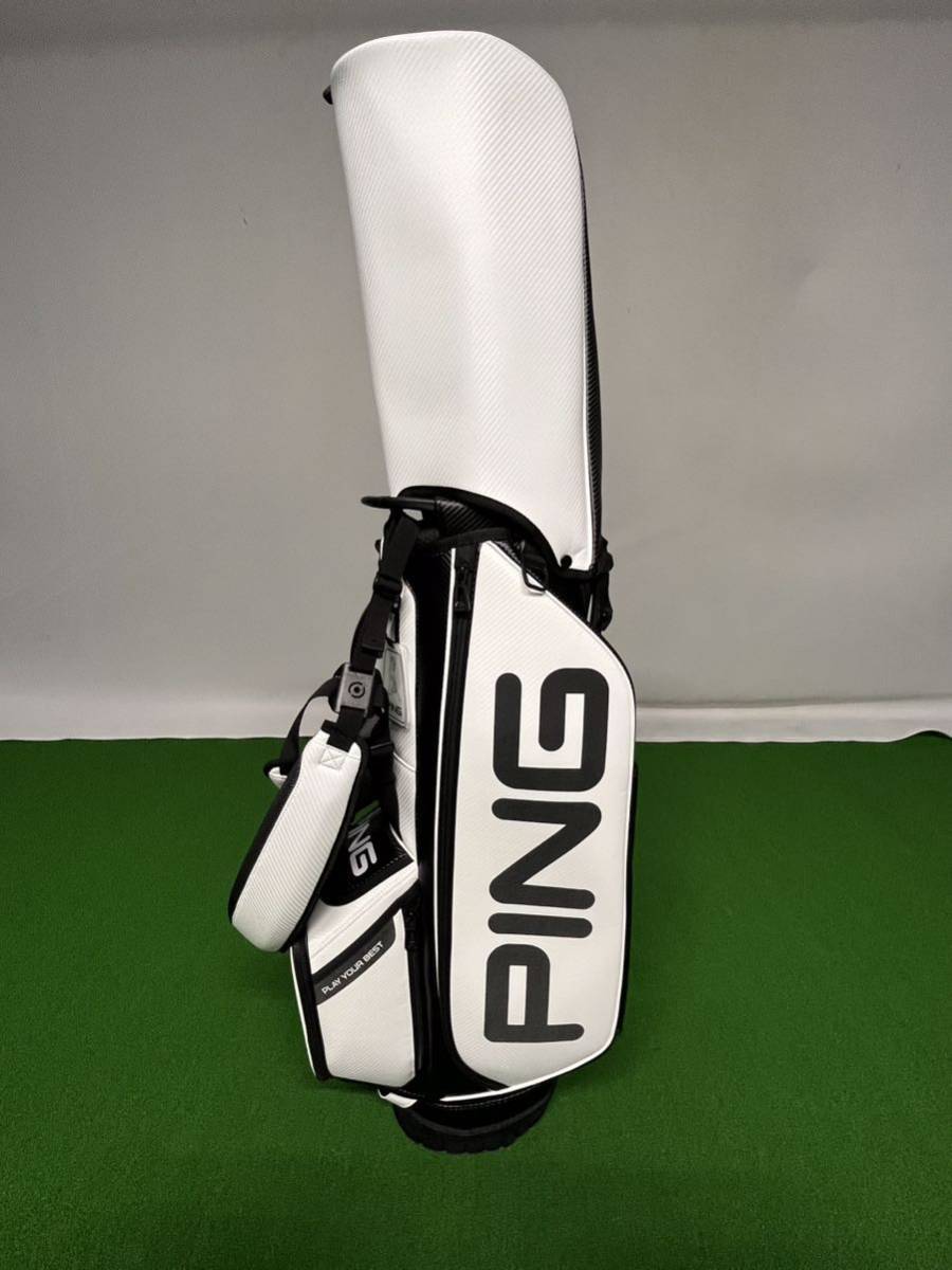新品 軽量 キャディーバッグ スタンド PING ピン CB-P2307 新品 軽量 キャディーバッグ スタンド PING ピン CB-P2307