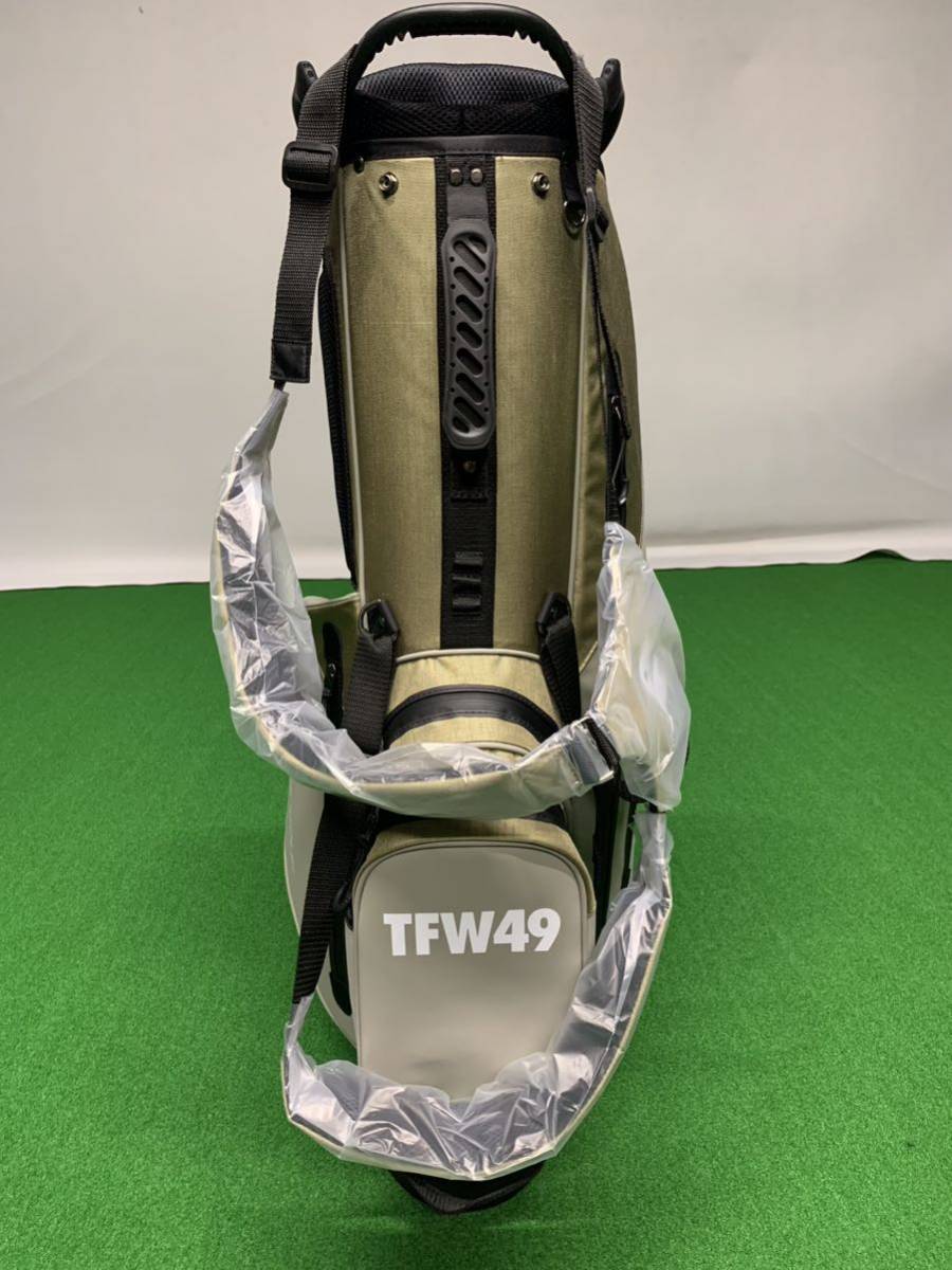 新品　ゴルフ　TFW49 スタンドキャディバッグ T132220018 ベイジュグレー