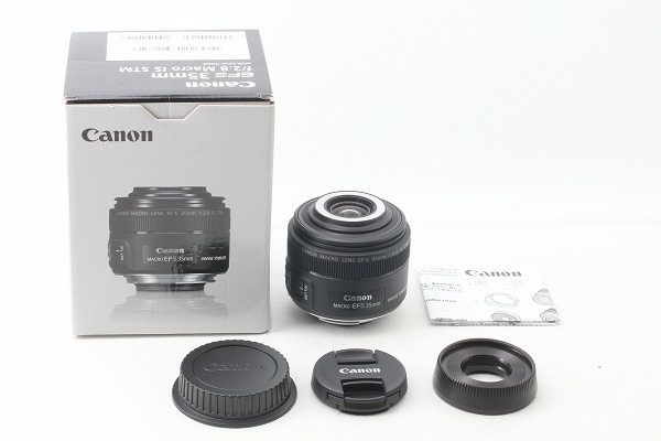 安価 Macro F2.8 35mm EF-S Canon ◇外観、新品同様◇キヤノン IS 元箱