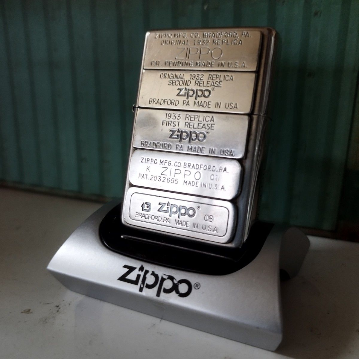 Zippo 歴代ボトム レプリカ両面メタル ボトムズアップ｜PayPayフリマ