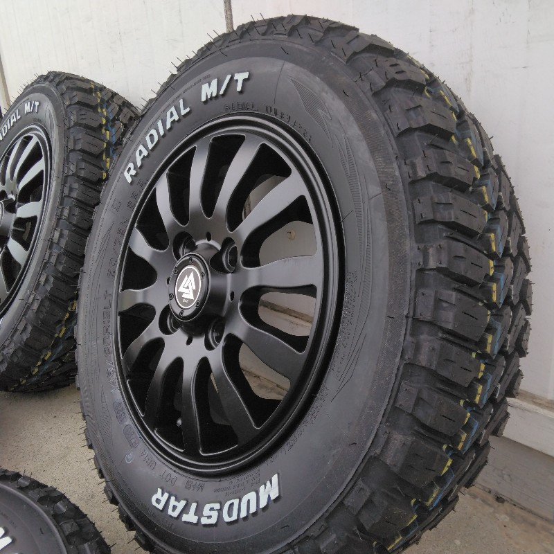 軽自動車 キャリー タイヤホイールセット マッドスター ラヂアル MT 145/80R12 MUD-Xⅱ 12インチ