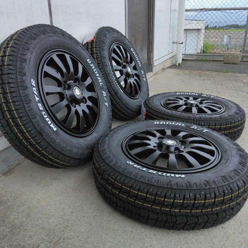 軽自動車 ハイゼット タイヤホイールセット マッドスター ラヂアル AT 145/80R12 MUD-Xⅱ 12インチ_画像5