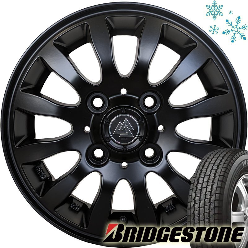 N-VAN アクティ ハイゼット アトレー クリッパー キャリィ 12インチ ブリジストン W300 145/80R12 80/78N LT スタッドレスタイヤ 145R12_画像1