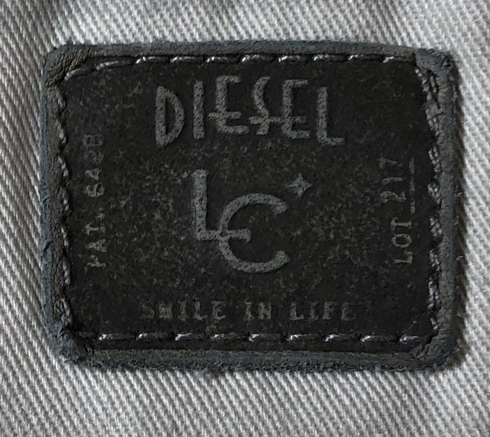 ■ DIESEL ディーゼル ■ ロゴ ラベル ハーフ パンツ オフホワイト系 28_画像4