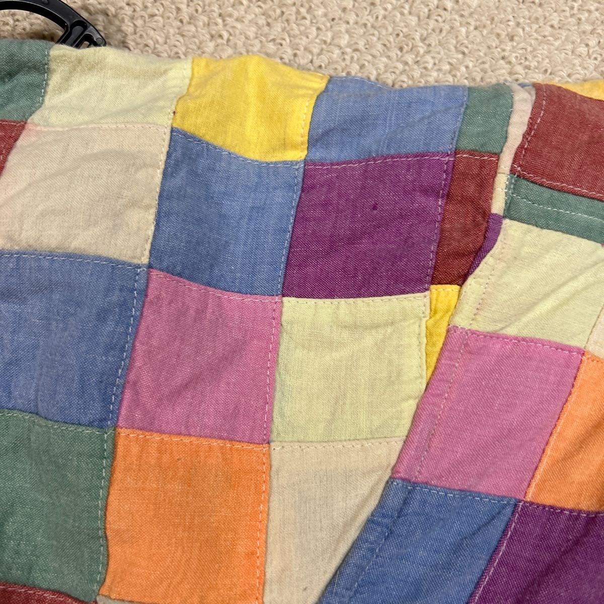 90s J.crew パッチワークシャツ 巨人タグ