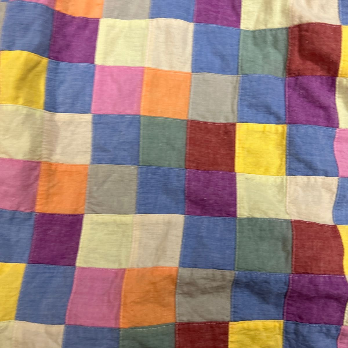 90s J.crew パッチワークシャツ 巨人タグ