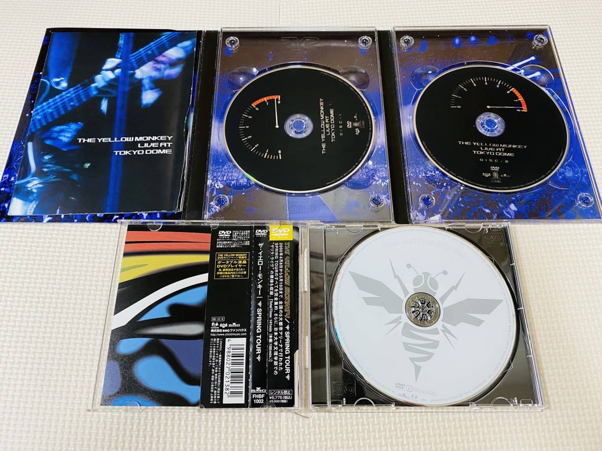 ■送料無料■ THE YELLOW MONKEY DVD 2枚セット SPRING TOUR / LIVE AT TOKYO DOMEの画像2
