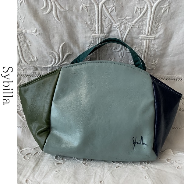 シビラ Sybilla ミニバッグ ソフトレザー　合成皮革　バッグインバッグ　 Bag in bag ホコモモラ Jocomomola_画像1