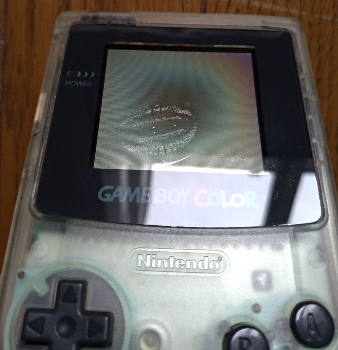 ゲームボーイカラー クリア 訳あり 画面焼けあり その他 不具合 ゲームボーイカラー クリア 訳あり 画面焼けあり その他 不具合