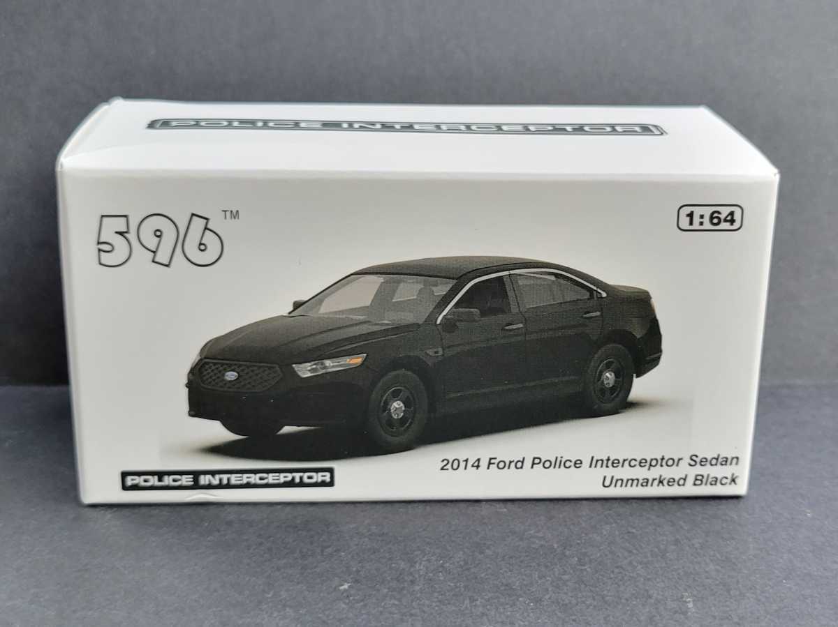 596 model 1/64 2014 FORD フォード トーラス 覆面パトカー ミニカー 警察 日本未発売_画像3
