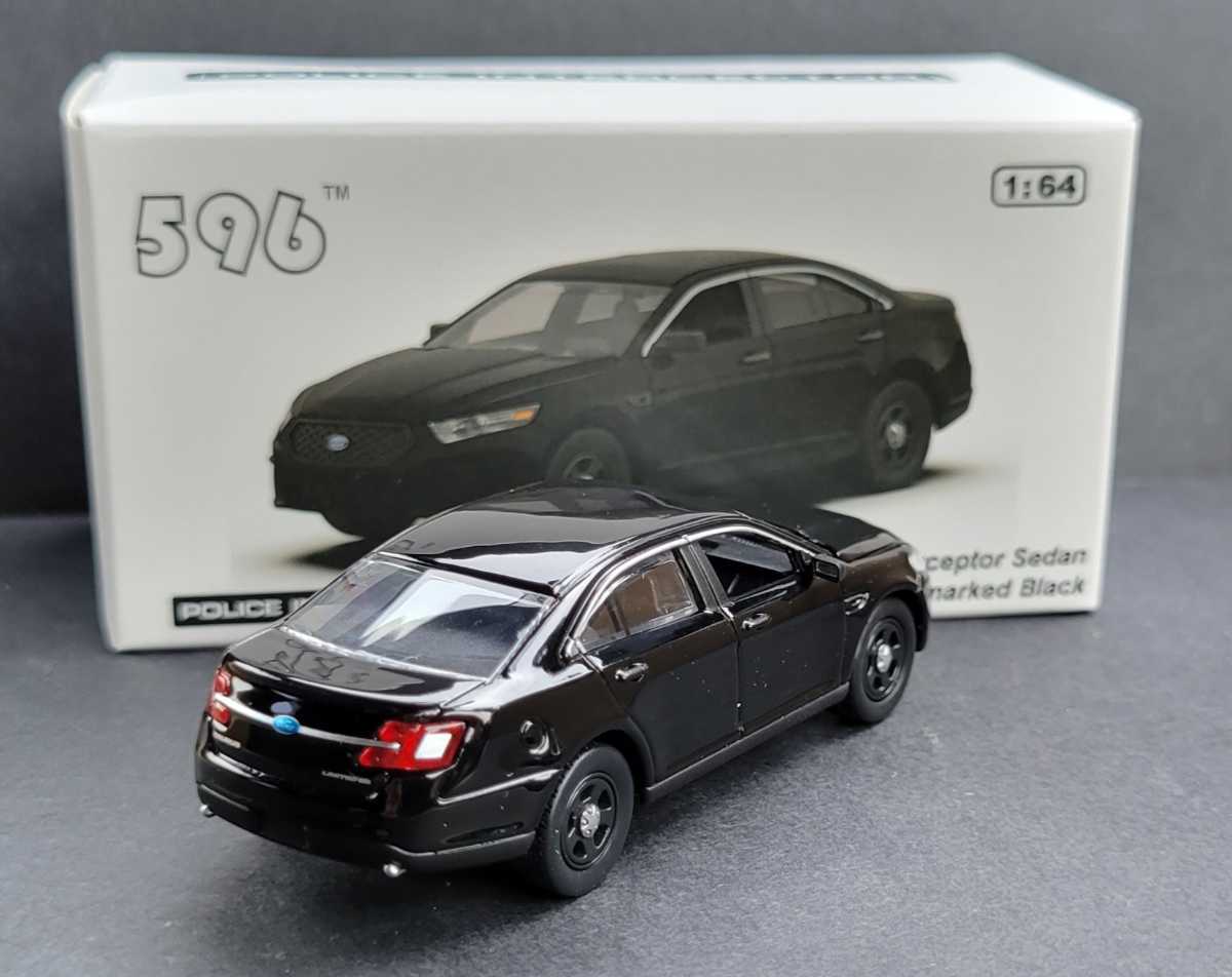 596 model 1/64 2014 FORD フォード トーラス 覆面パトカー ミニカー 警察 日本未発売_画像2