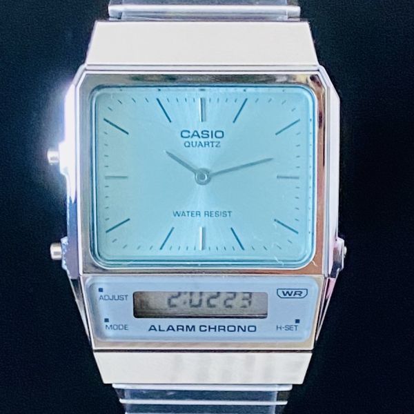 【高級時計 カシオ】新品 CASIO クォーツ メンズ レディース アナログ デジタル 腕時計 耐水 12/24h_画像3